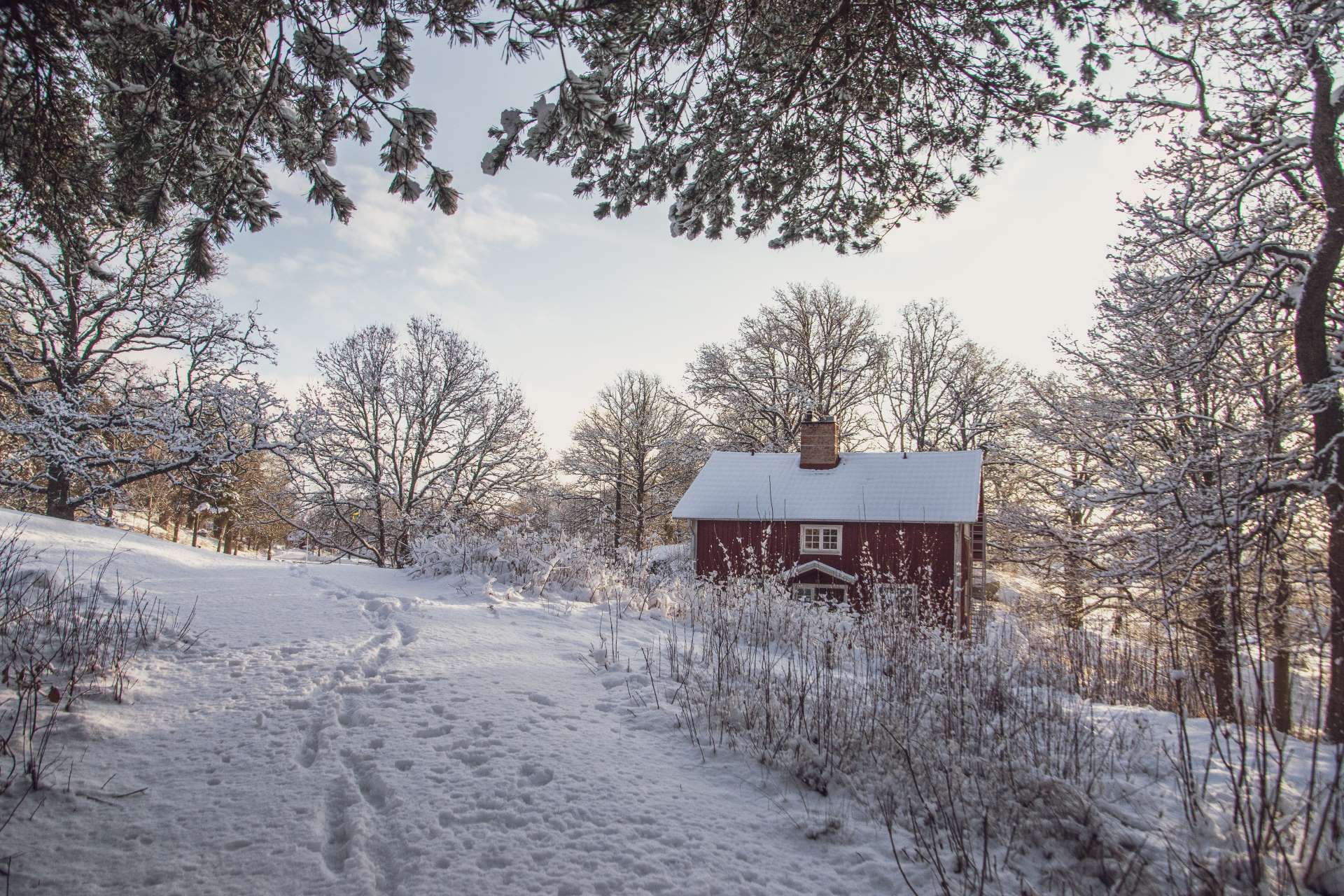 Vårdnäs-vinter-gammelgården